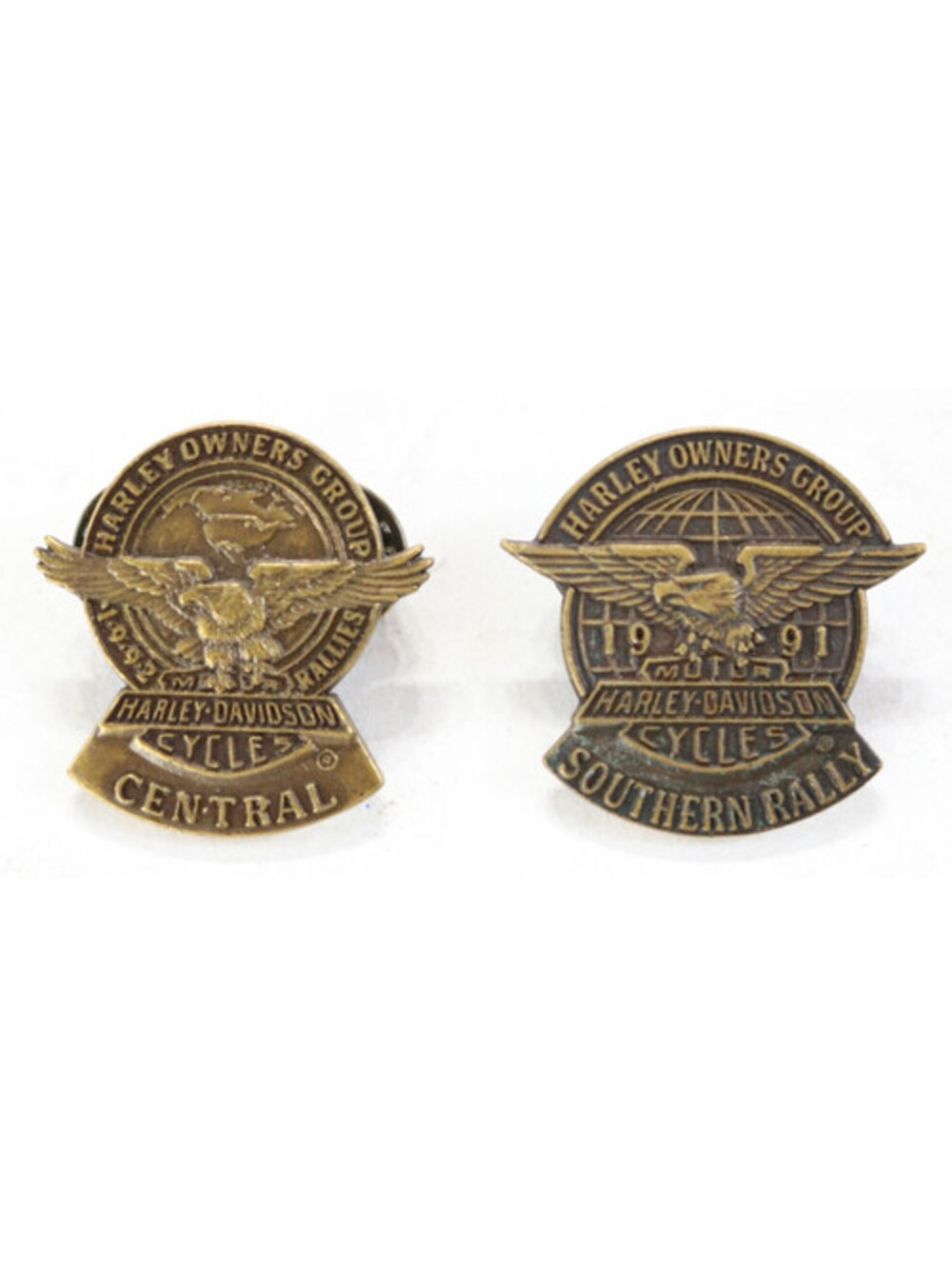hog pin pins 1991 southern 1992 central rally rallies harley owners group eagle